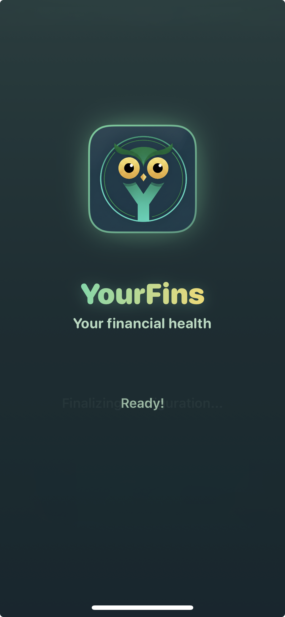 YourFins Splash Screen